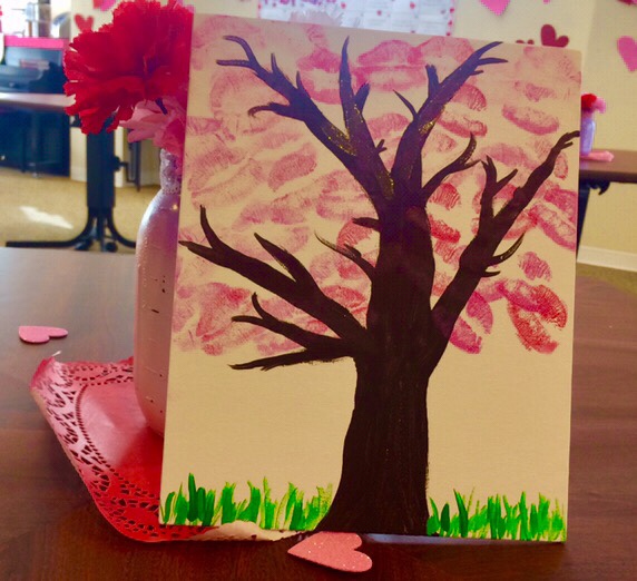 DIY Valentine’s Tree&nbsp;Canvas
