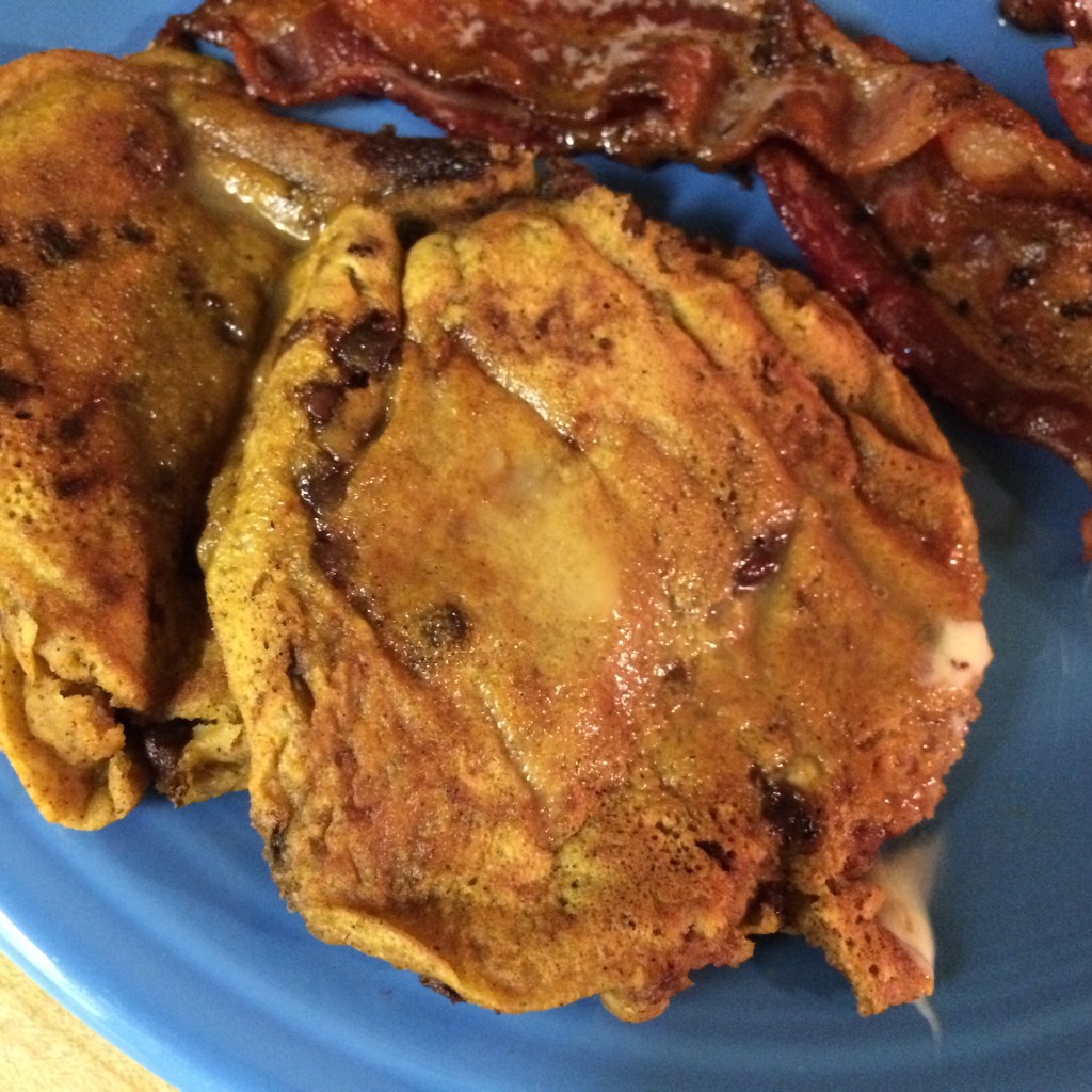 Mad About Pumpkin: Pumpkin Chocolate Chip&nbsp;Pancakes