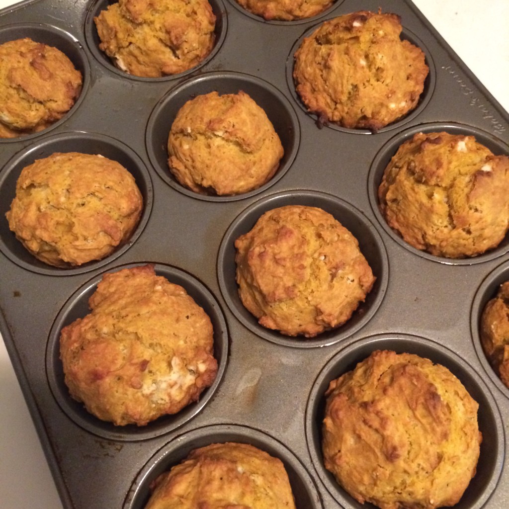 Gluten Free Pumpkin Bacon&nbsp;Pupcakes