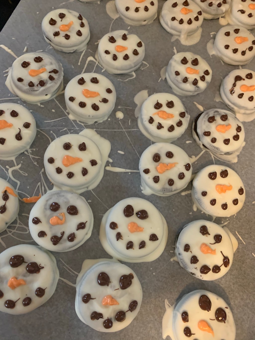 Oreo Snowmen