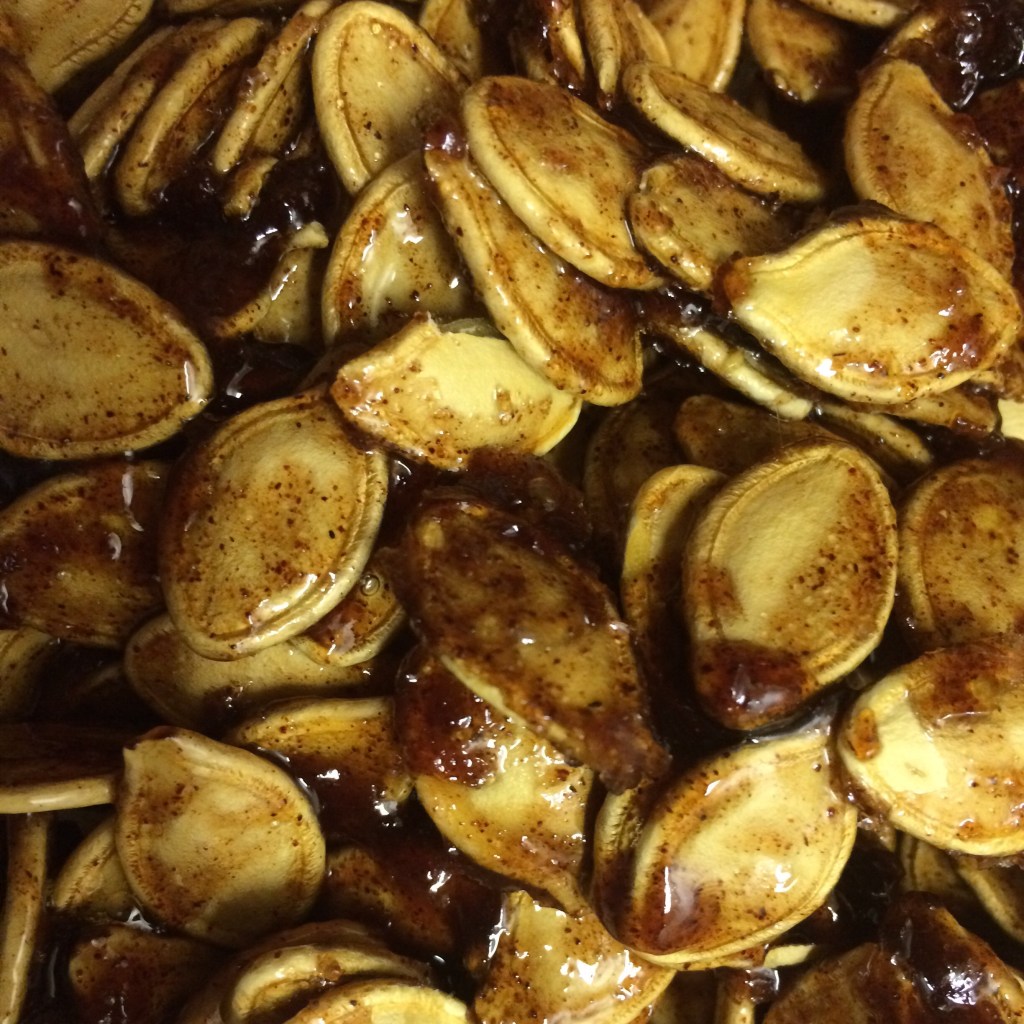 Mad About Pumpkin: Cinnamon Sugar Roasted Pumpkin&nbsp;Seeds