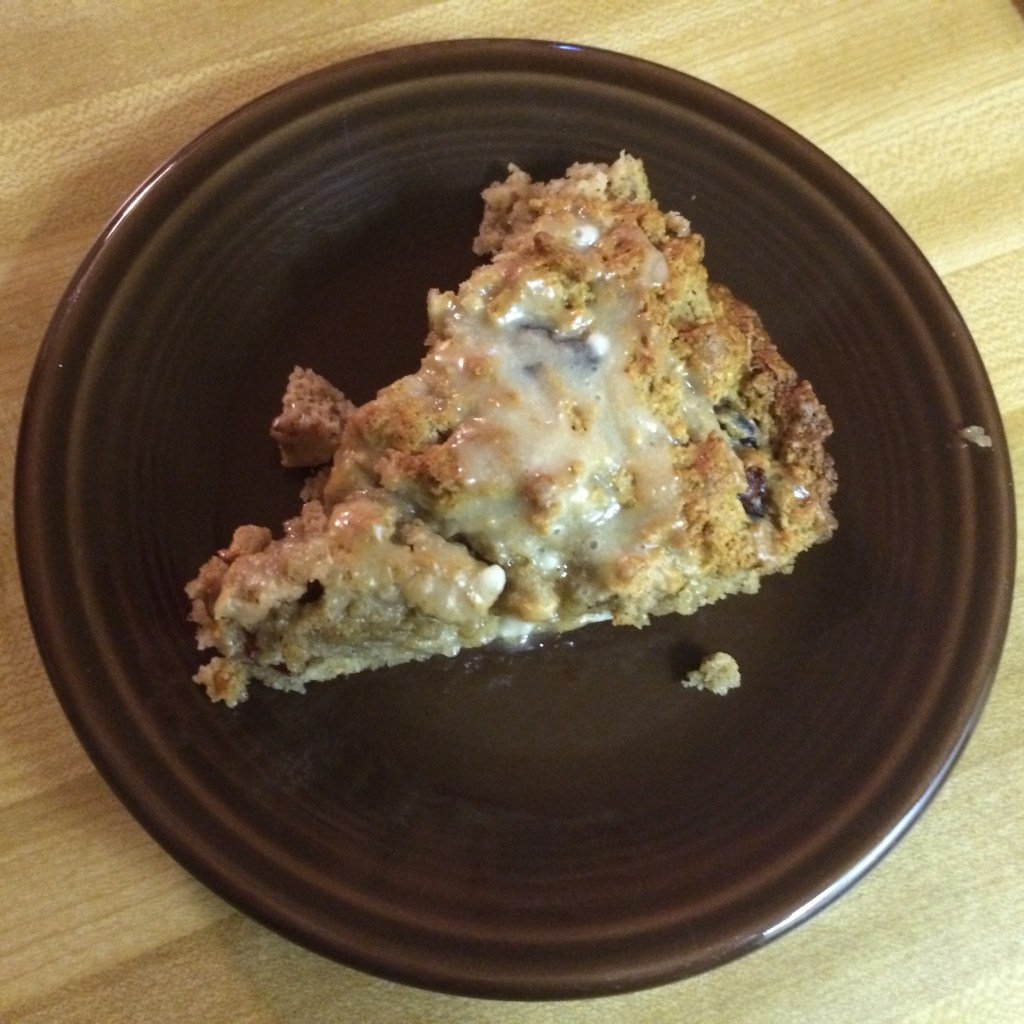 Cranberry Eggnog Scones