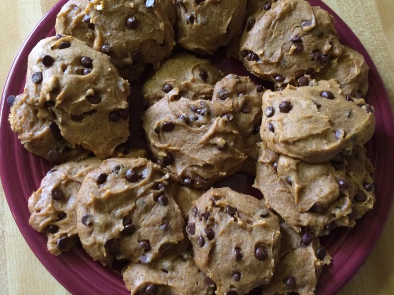 Pumpkin Chocolate Chip&nbsp;Cookies
