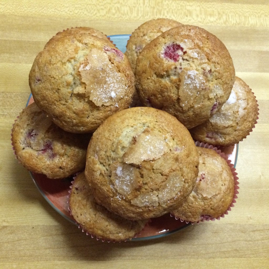 Sugar Kissed Raspberry&nbsp;Muffins