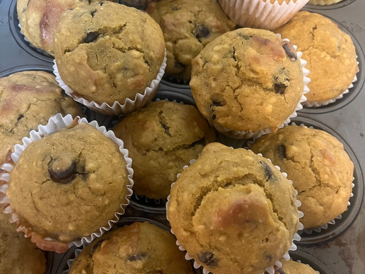 Pumpkin Chocolate Chip&nbsp;Muffins